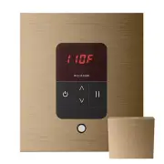 Mr. Steam MSITEMPOSQ-BB iTempo Square Control in Brushed Bronze