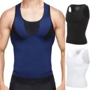 Gynecomastia Compress Shirt Men Tank Top Slimming Body Shaper Fajas para Hombres