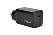 Bonelk 65W PD USB-C GaN Wall Charger Power Adapter For Phone Tablet Black