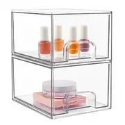 STORFEX Clear Stackable Storage Drawers