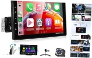 9 inch Single Din Touch Screen Car Stereo Carplay Android Auto, Detachable