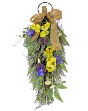 National Tree Company 26In Pansy And Lavender Swag