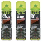 Petec 3x Rost Converter Rust Stop Rust Primer Spray 500ml