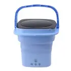 Foldable Washing Machine Mini Portable Bucket Laundry Washer With Black Lid AC