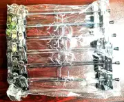 Clothes Hangers Stainless Steel Clip Coat Pants 1 Set of 12
