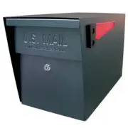 Mail Boss 7106 Curbside Security Locking Mailbox Black