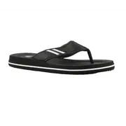 Lightning Bolt Wilson Flip Flops Thongs Sandals Shoes - Black/White
