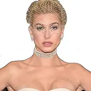 [saqulopr] White Headband Veil for Bridal Crystal Birdcage Black Face Net Hair Jewelry Accessories Charming Wedding Fascinators, White, One Size