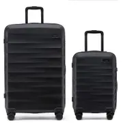 Tosca Interstellar 2.0 Hard Shell 20" SML & 30" LRG Suitcase Set - Black