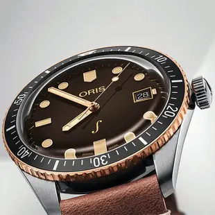 Oris 豪利時 限量500只 琴宇謙揚 手錶 42mm 0173377204388-Set 青銅潛水機械錶【高冠國際】