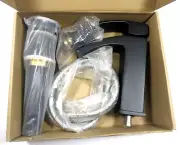 JAKARDA single handle bathroom faucet Matte black new open box for parts