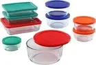 Pyrex 18 Piece Simply Store Food Storage Set, Clear-AU