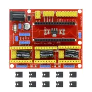 10PCS Red CNC Shield V4 Engraving Machine Board Stepper Motor Driver For Arduino