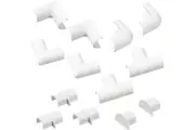 D-Line 13 Piece 20x10mm White Cable Cover Accessory Joiner Kit | CLOAP2010W
