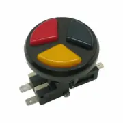 Arcade games Triple Color 3 In 1 Push Button With 3 Micro-switch For Jamma MAME