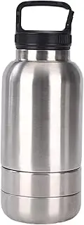 Portable Water Bowl for Dog Canine Companions Hydrated Anywhere Anytime Dog Water Bottle Portable Metal Hiking Outdoor, D