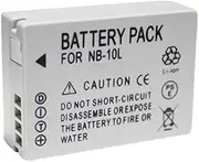 ELASO NB-10L Replacement Camera Battery Compatible with Canon PowerShot G1 X, G3-X, G15, G16, SX40 HS, SX50 HS, SX60 HS Digital Camera