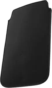 SEWACC PU Phone Case for Note Durable Protective for Smartphone Versatile Design for Secure Carrying Black