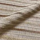 Beige and Light Brown Velvet Stripe Decorative Fabric 54"