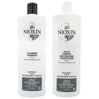 在飛比找Yahoo奇摩購物中心優惠-NIOXIN 耐奧森(儷康絲) 2號潔髮乳+2號甦活乳100