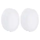 Painting Canvas Panels, 4 Pack 6x6 Inch Round Blank Art Board, White