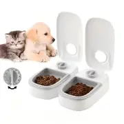 Dispenser Cat Food Dispenser Automatic Pet Dog Feeder Timer Bowl Feeder 2 Meal