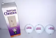 Pinnacle Multi Grain Cheerios Logo Golf Balls (Box of 3) LPGA Promo - New w/ Box