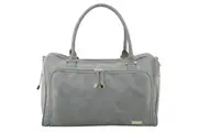 Isoki: Double Zip Satchel - Stone Grey