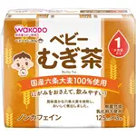 来自日本WAKODO BABY的JIKAN MUGI TEA 125ML X 48 [大约1个月]（125毫升X 3包X