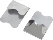 Stainless Steel Nail Art Templates Pcs French Style Manicure Plates Easy to Use