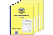 5 Pack Spirax 501 Purchase Order Book 250x200mm Carbonless BULK