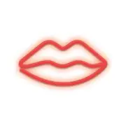 Neon LED Light LIPS red Bat USB FLNEO8 Forever light