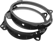 HEALEEP 1 Pair Automotive Speaker Spacer Ring Door Speaker Adapter for Easy Installation Durable Direct Replacement for Prado