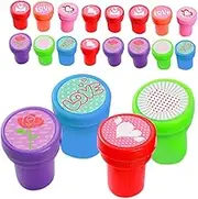 Generic 20pcs Love Seal Forever Stamps Self Ink Stamps Self Inking Stamps Kiss Stamp Mini Stamper for Party Favors Teacher Stamps Postage Stamps Stamp for Stamp Kit Stamp Plastic