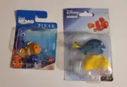 Disney Pixar Finding Nemo DORY MARLIN Mattel Micro Collection Figure & Nemo NEW