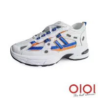 在飛比找momo購物網優惠-【0101】休閒鞋 復古型格輕量老爹鞋(藍)