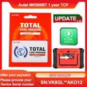 Autel MaxiCOM MK906BT [ One Year ] Update Service TCP Card Program