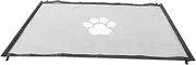 Levemolo Dog Barrier for Home Retractable Pet Gate Portable Mesh Safety Barrier Doorway Stair Gate Cat and Dog Black for Small Pets