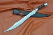 Hand Forged High Carbon Steel Viking Medieval Sword, Battle Ready With Scabbard,