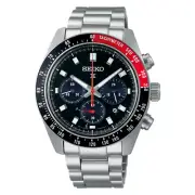 Seiko Mens Speedtimer Red & Black Chronograph Solar Watch SSC915