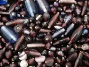 Glass Bead Mix 100g Purple/Amethyst Jewellery Earring Necklace