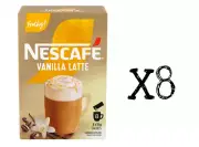 Nescafe Vanilla Latte Coffee Mix from Canada - 8 Packages