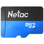 Netac P500 microSDHC Memory Card - 32GB Includes Adapter - UHS-I [NT02P500STN-032G-R]