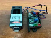 Focusable 488nm 60mW Cyan-Blue Dot Laser Module/488nm Laser Diode/TTL