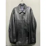 CHAPS POLO RALPH LAUREN LEATHER JACKET 皮衣外套 真皮 厚磅 短大衣 雙拉鍊