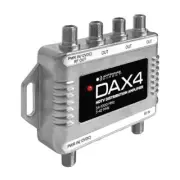 DAX 4-Output TV Antenna Distribution Amplifier, Output to 4 Televisions, CATV