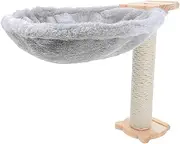 VICASKY 1Set Cat Bed Hammock Hanging Basket with Scratching Post Shape Cat Tree Replacement Accessories for Indoor Cats Soft and Comfortable Resting Space