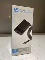 HP 65W USB-C Slim Travel Power Adapter TPN-DA13, New Version With USB Port