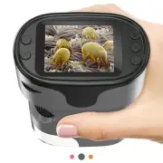 1000X Handheld Microscope for Kids 4K 2.0" Screen Rechargeable Mini Pocket Di...