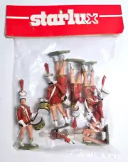 Vtg Starlux Majorette Clairon Rouge Set of 7 Pcs NOS France